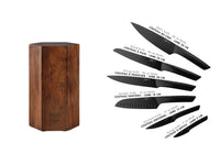Kitchen knife block JENSEN IMATRA - 7 pieces