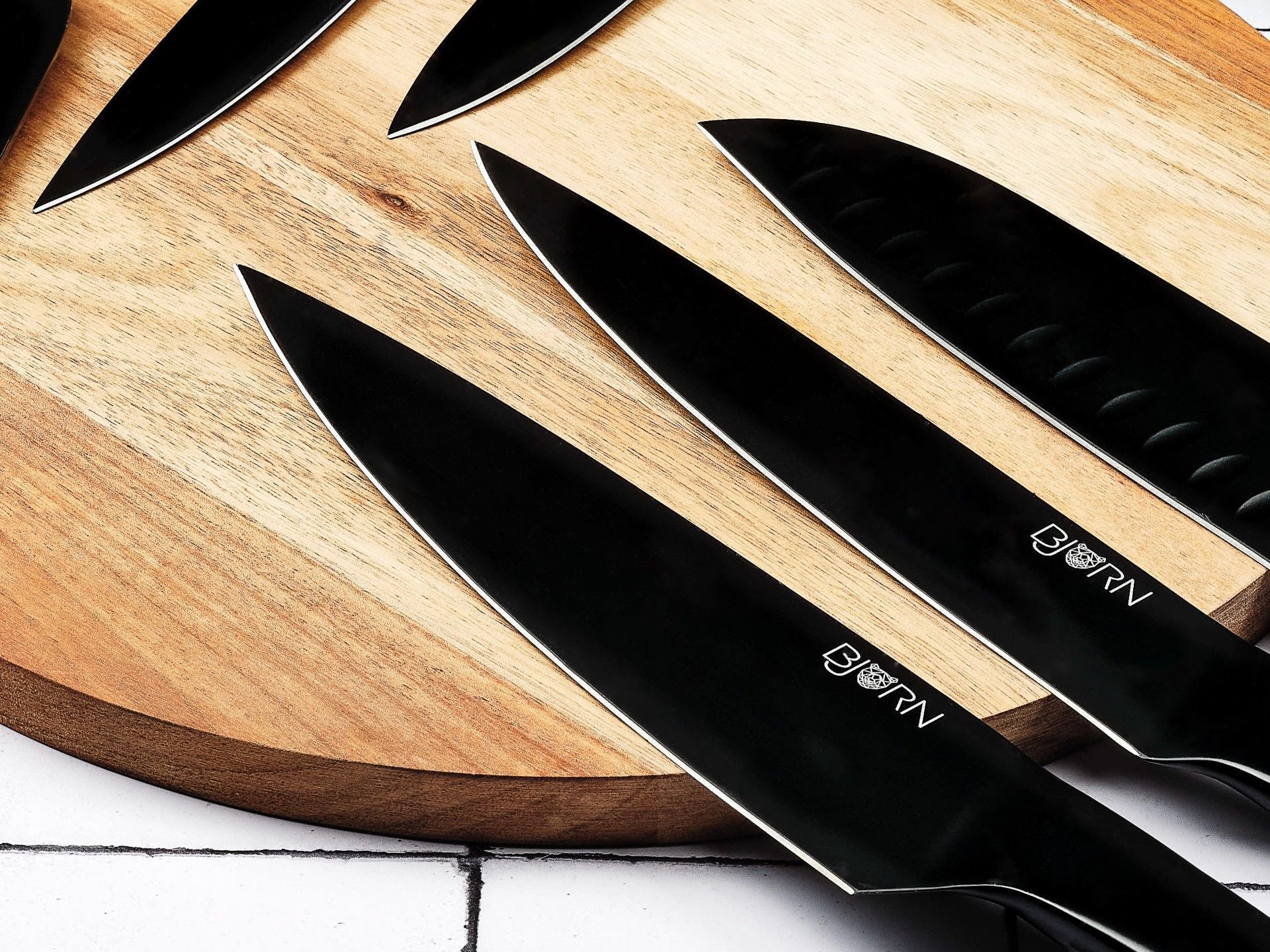 Ceppo coltelli da cucina JENSEN SKAGEN - 7 pezzi