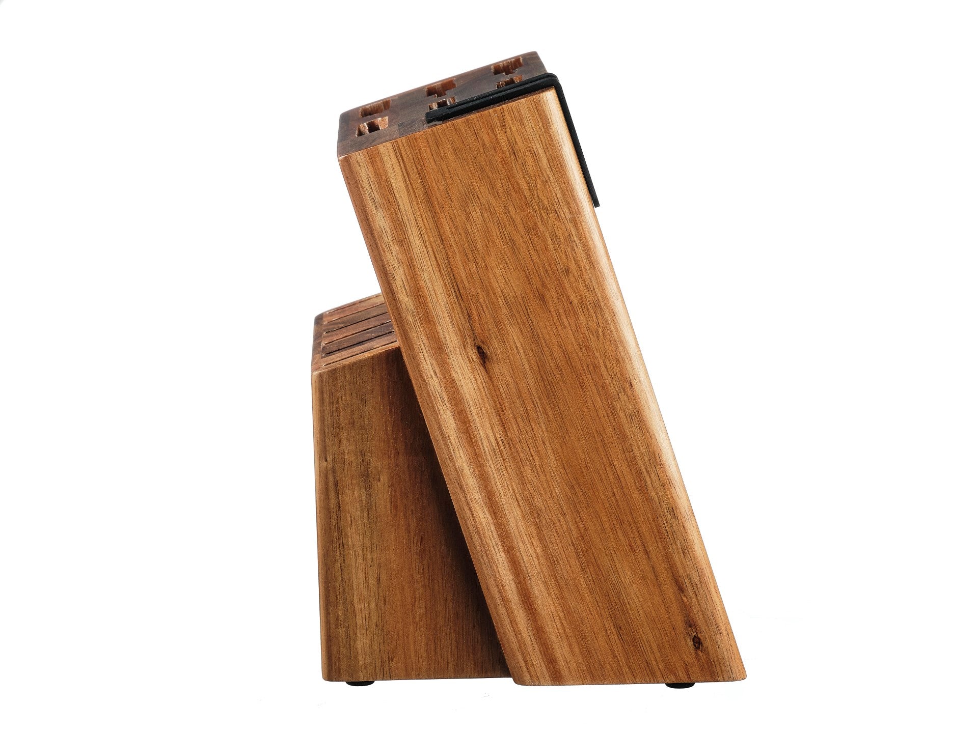 Messerblock mit integriertem Schärfer LOVIISA - 2 tlg. - Braun