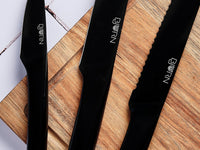 Küchenmesser-Set JENSEN - 6 tlg. - Schwarz