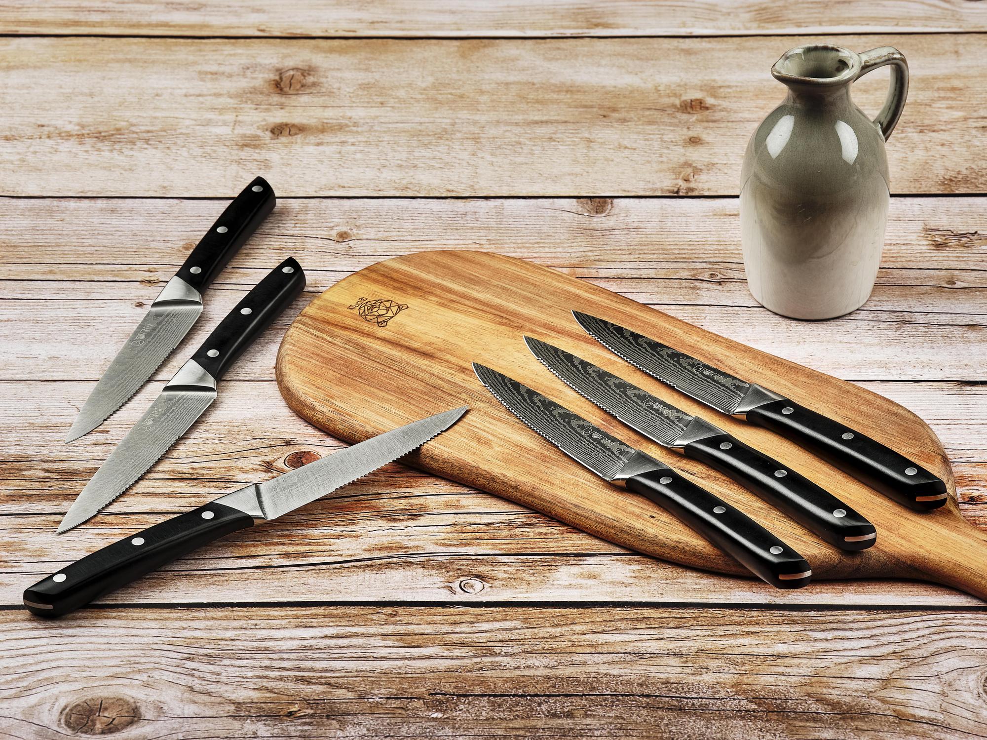 Steakmesser-Set ERLING - 6 tlg. - Silber