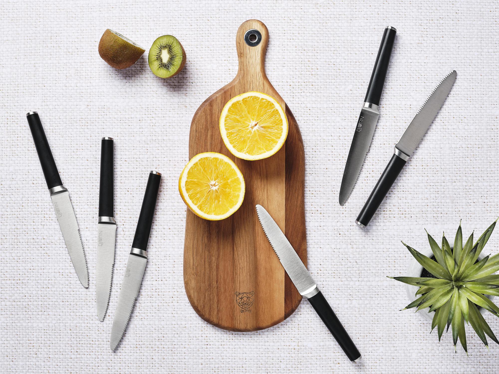 Steakmesser-Set JONA - 6 tlg. - schwarz