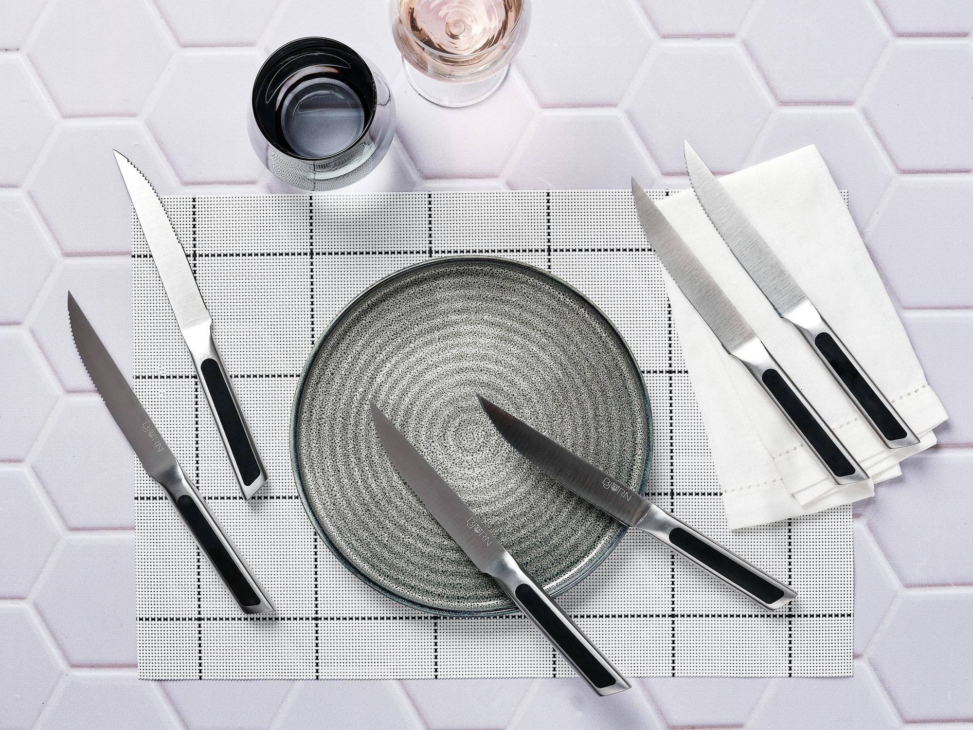 Steakmesser-Set LOKI - 6 tlg. - schwarz