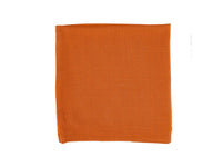 Napkin - 6 pieces - Orange linen and cotton