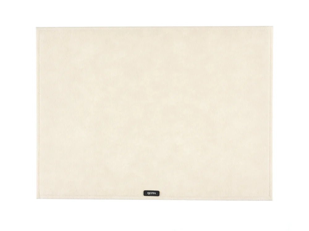 Tovaglietta rettangolare - 6 pezzi - Feltro riciclato beige