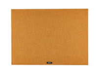 Rectangular placemat - 6 pieces - Brown recycled felt