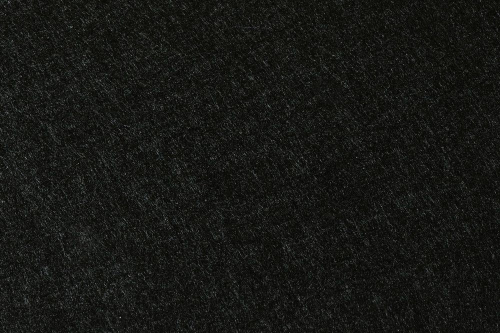 Rectangular placemat - 6 pieces - Black recycled felt