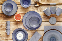 Geschirr-Set PATTERN - 42 tlg. - Dunkelblau