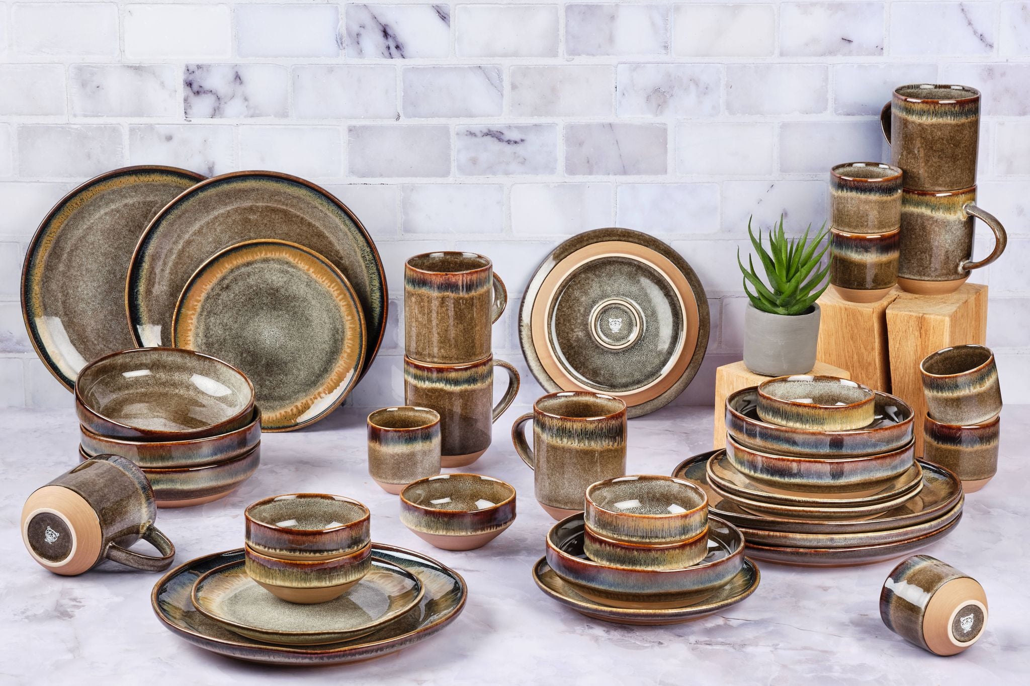 GENESIS Complete Service - 36 pieces - Basalt