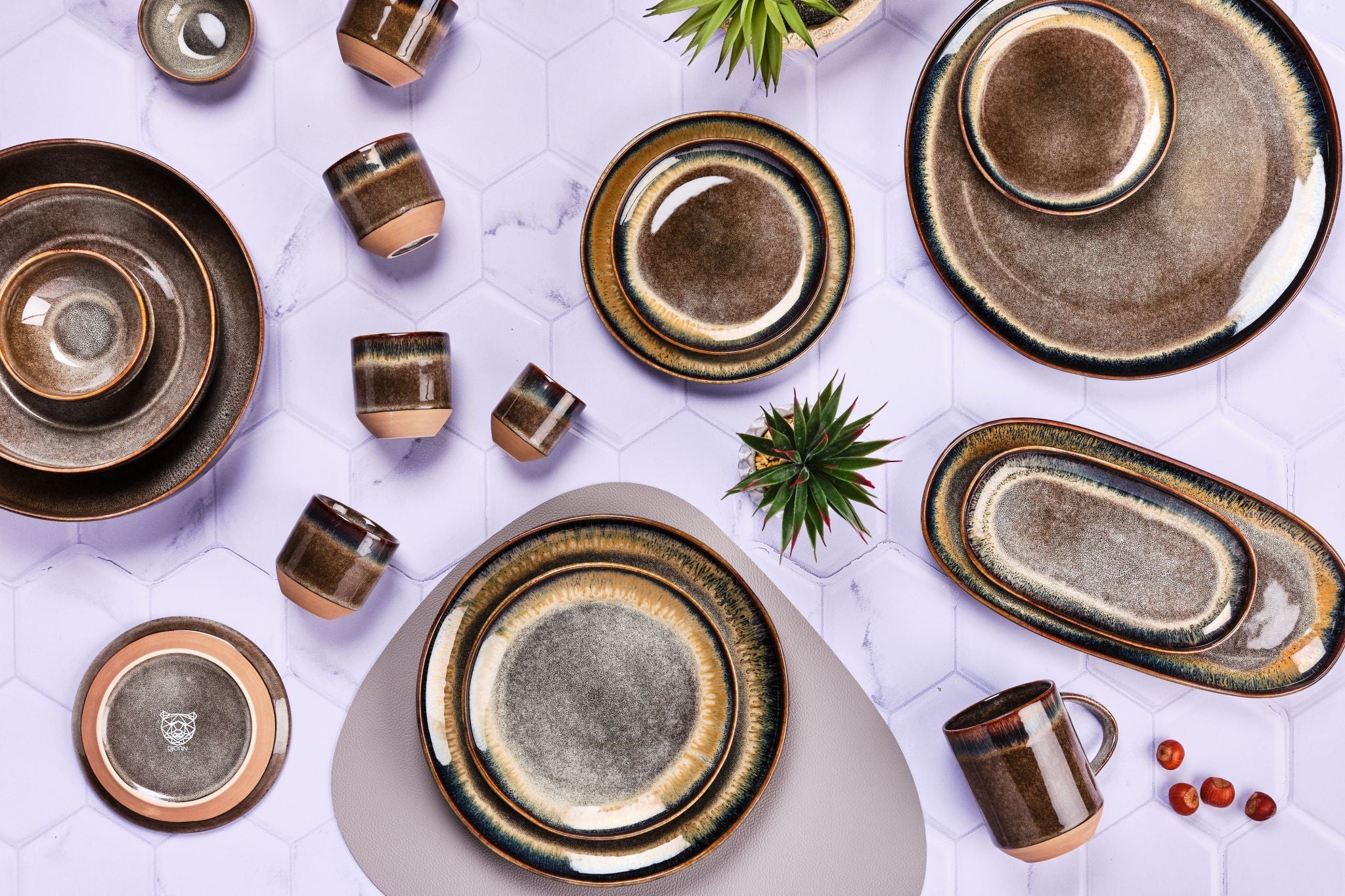 GENESIS Complete Service - 36 pieces - Basalt