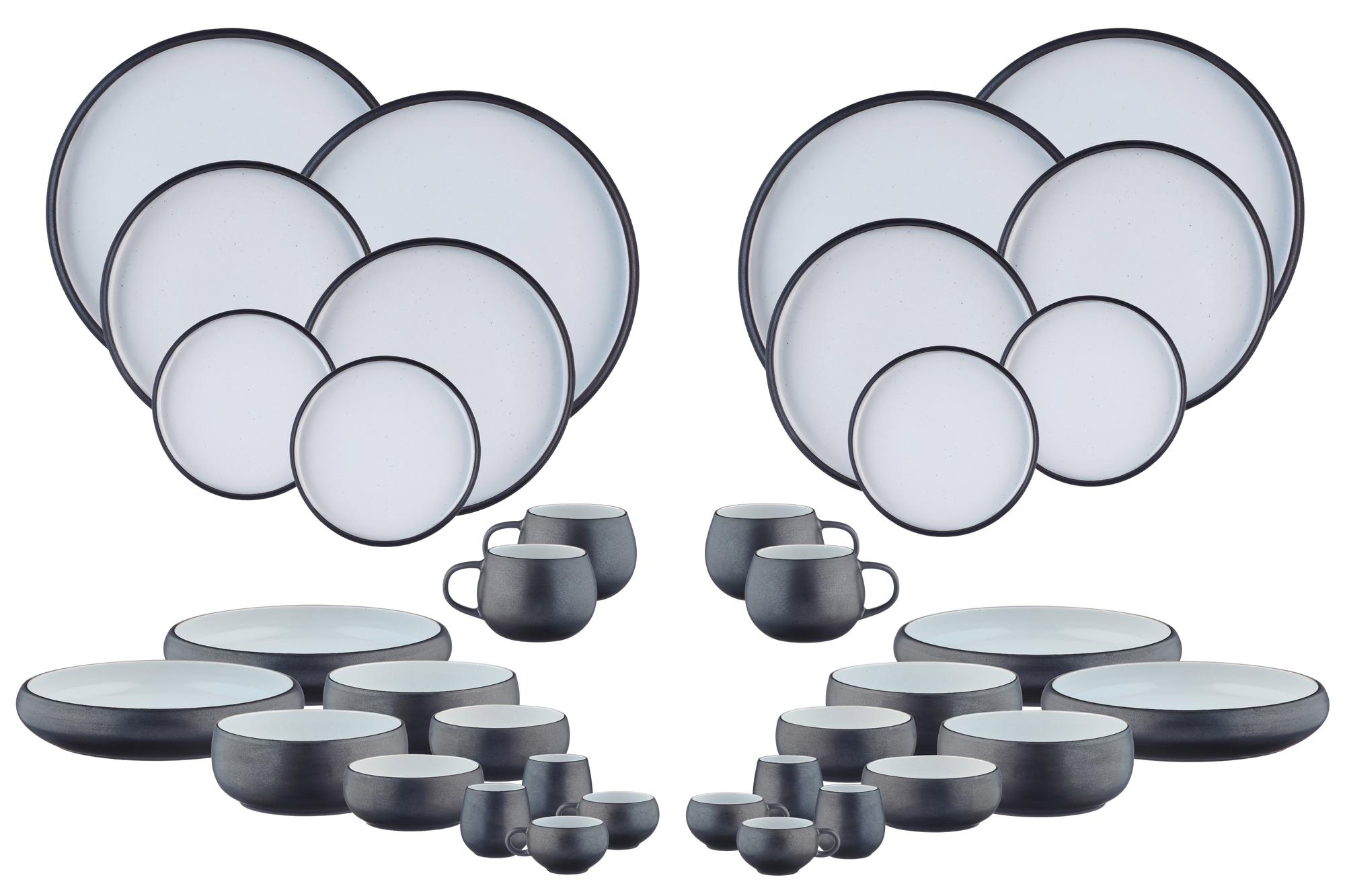Geschirr-Set GOURMET - 36 tlg. - Onyx