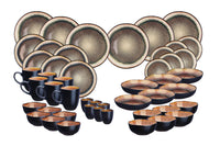 Geschirr-Set IRIS - 48 tlg. - Wildbraun