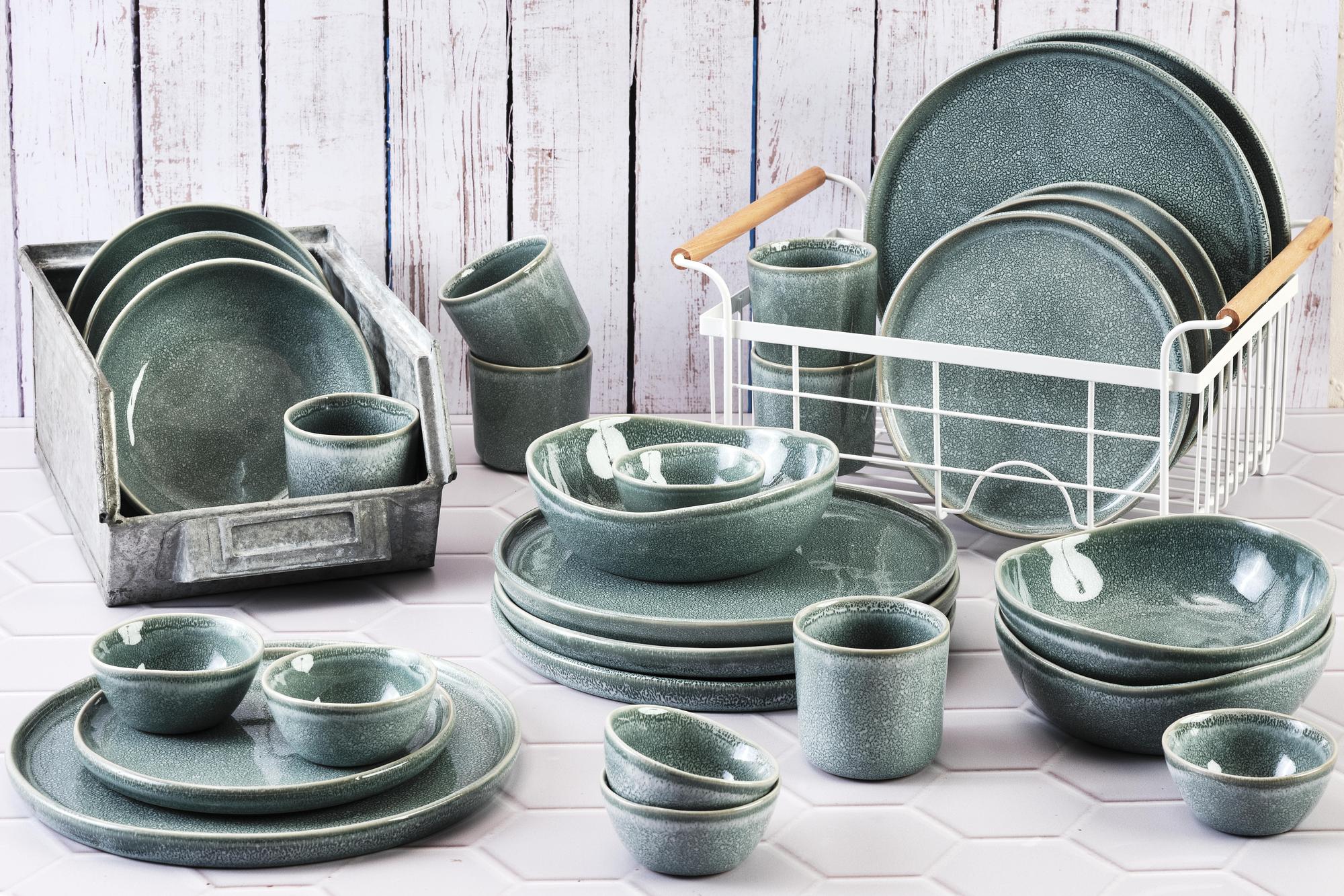 Geschirr-Set MAGMA - 30 tlg. - Kobalt