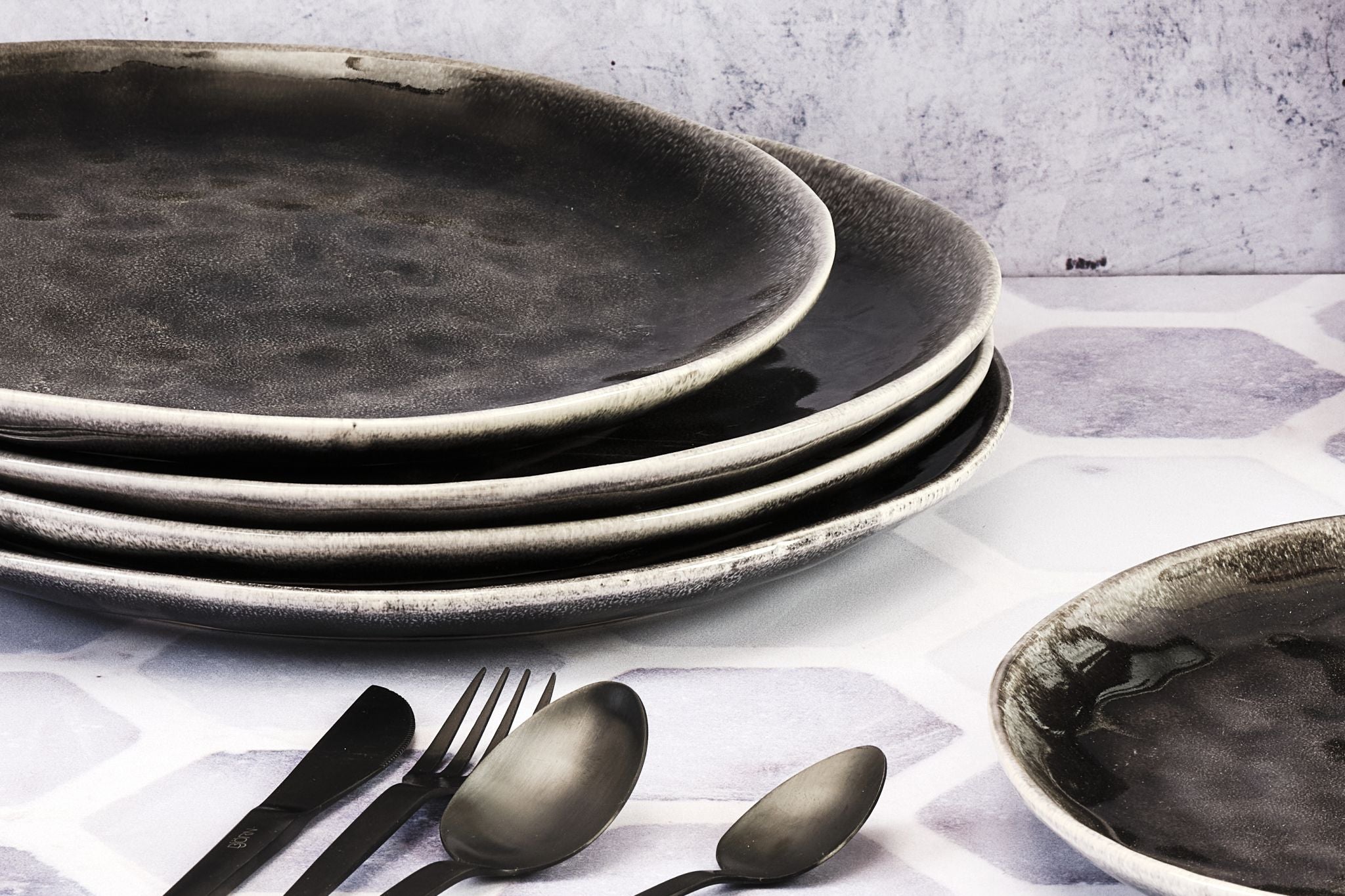 Geschirr-Set MOON - 30 tlg. - Tinte