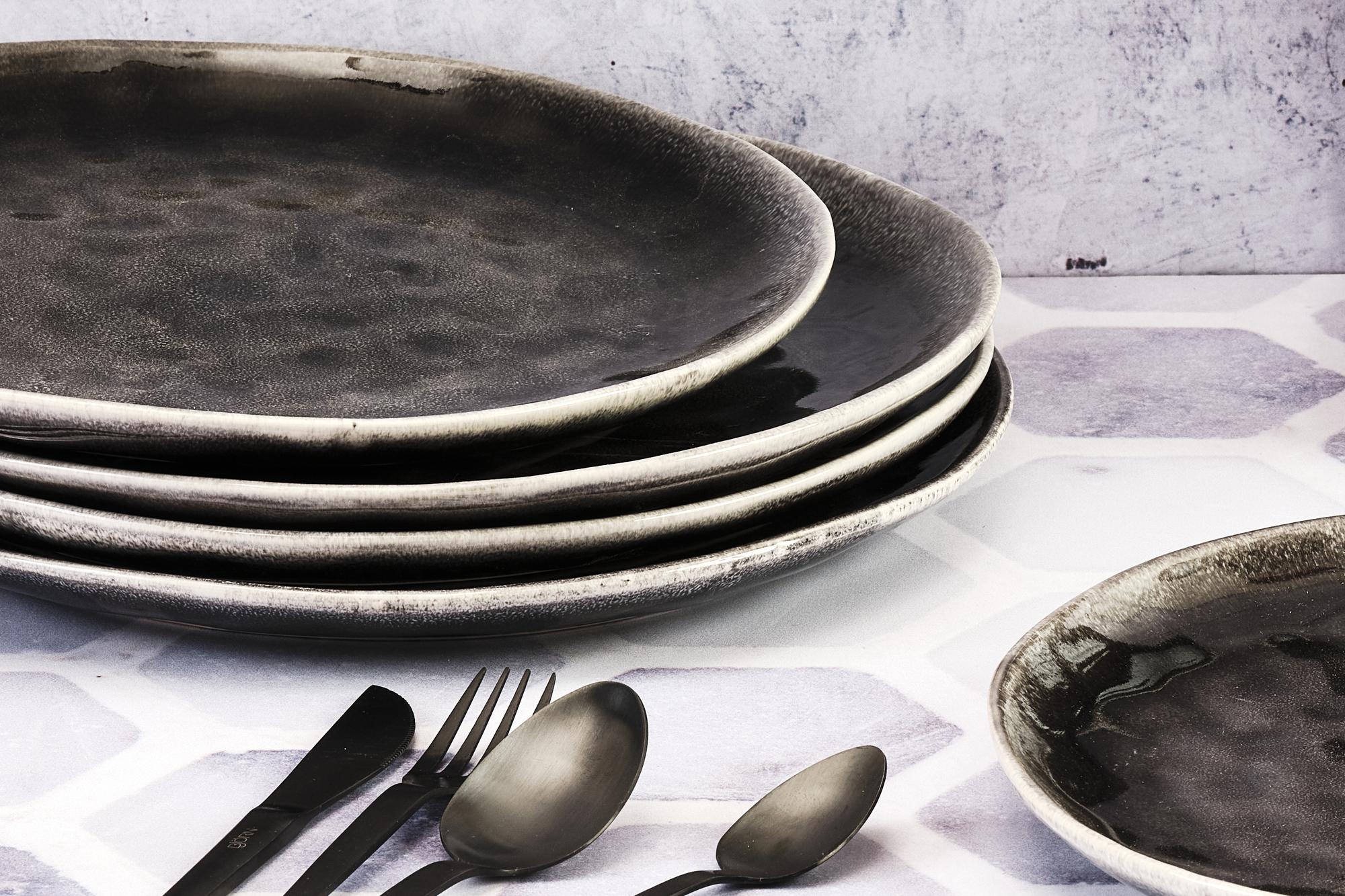 Geschirr-Set MOON - 30 tlg. - Tinte