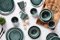 The Full Service MOON - 30 pieces - Petrol blue