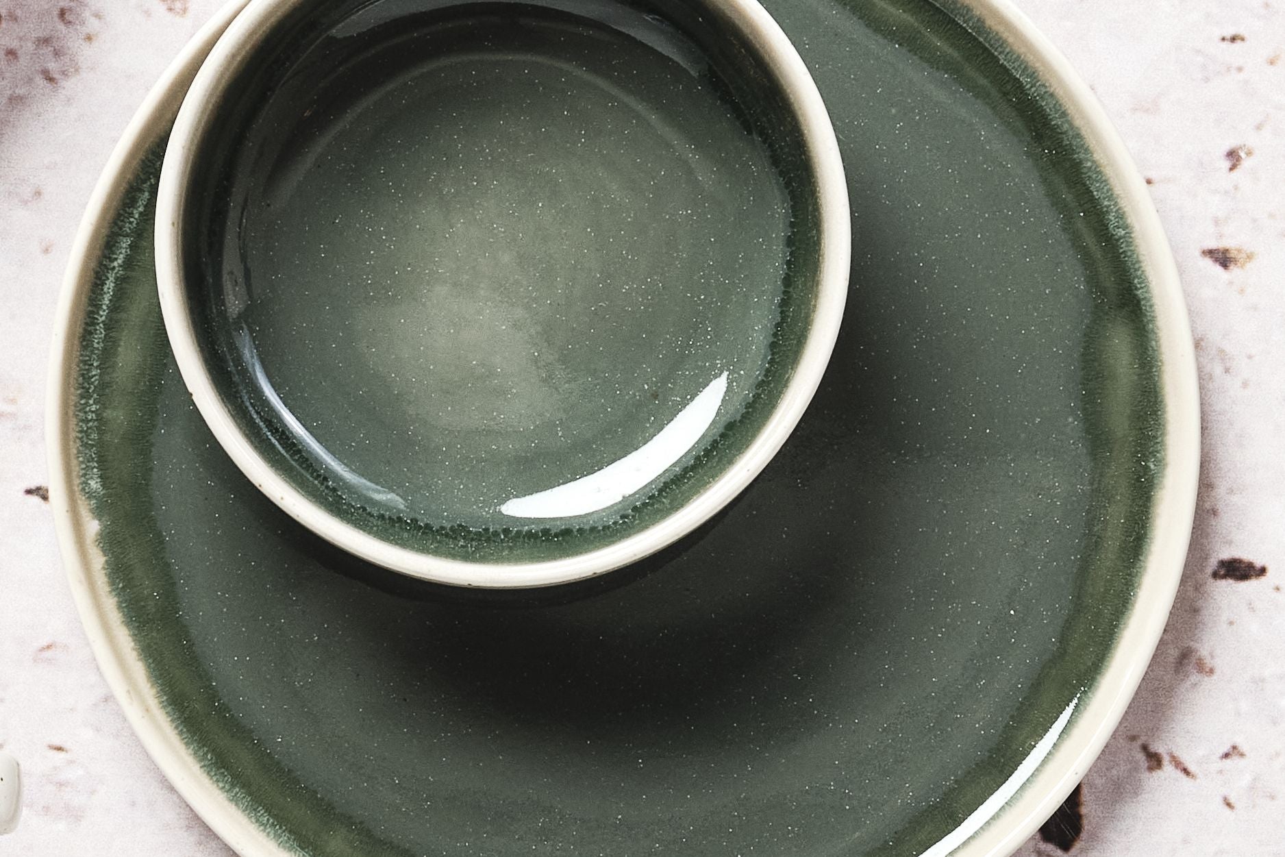 Geschirr-Set OXYGEN - 42 tlg. - Grün