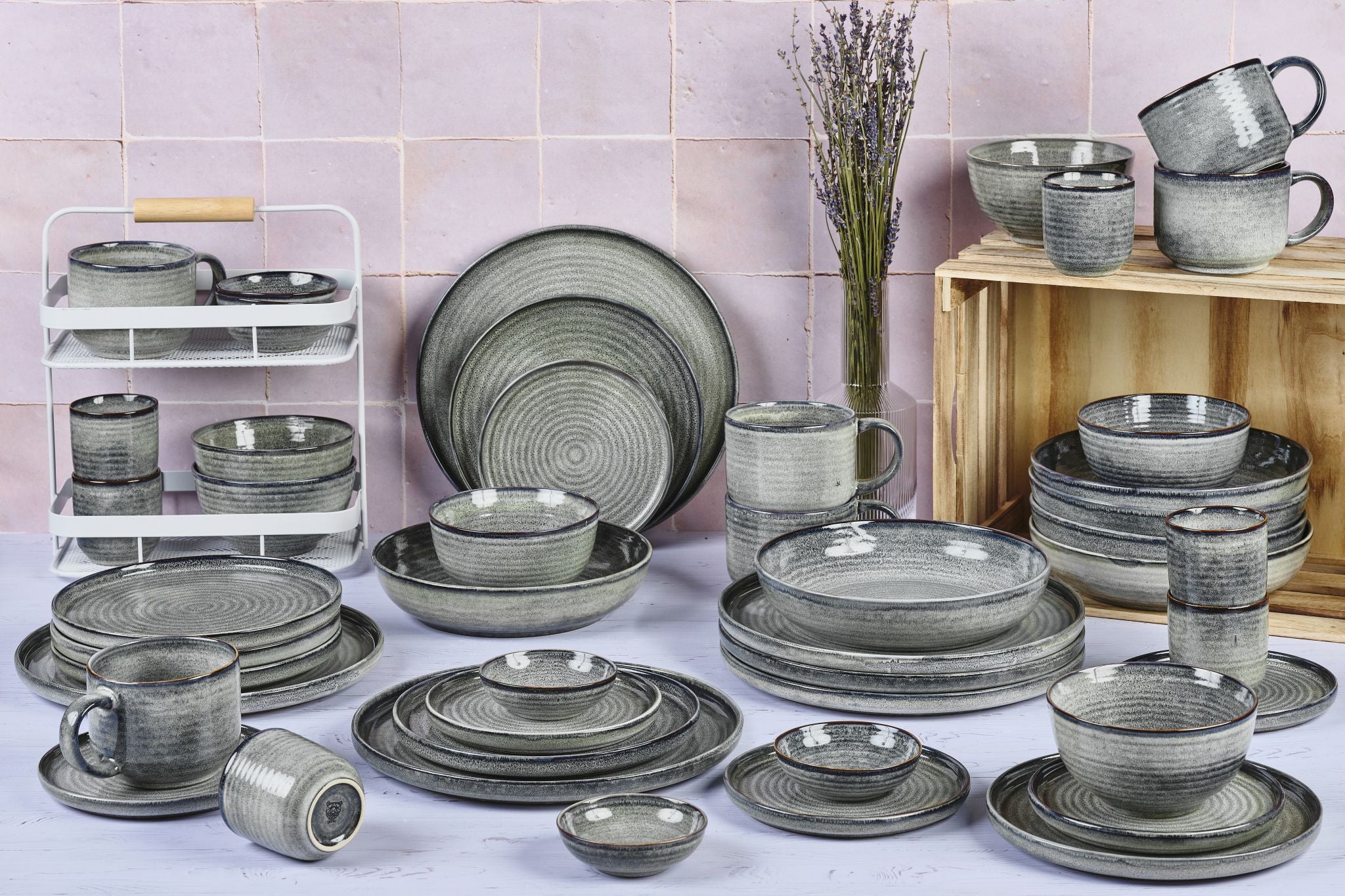 Geschirr-Set ZEN Natur - 48 tlg. - Natur