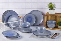 Servizio Essentials - 18 pezzi - Blu scuro