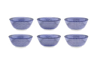 Geschirr-Set PATTERN - 18 tlg. - Dunkelblau