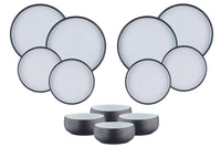 Geschirr-Set GOURMET - 12 tlg. - Onyx