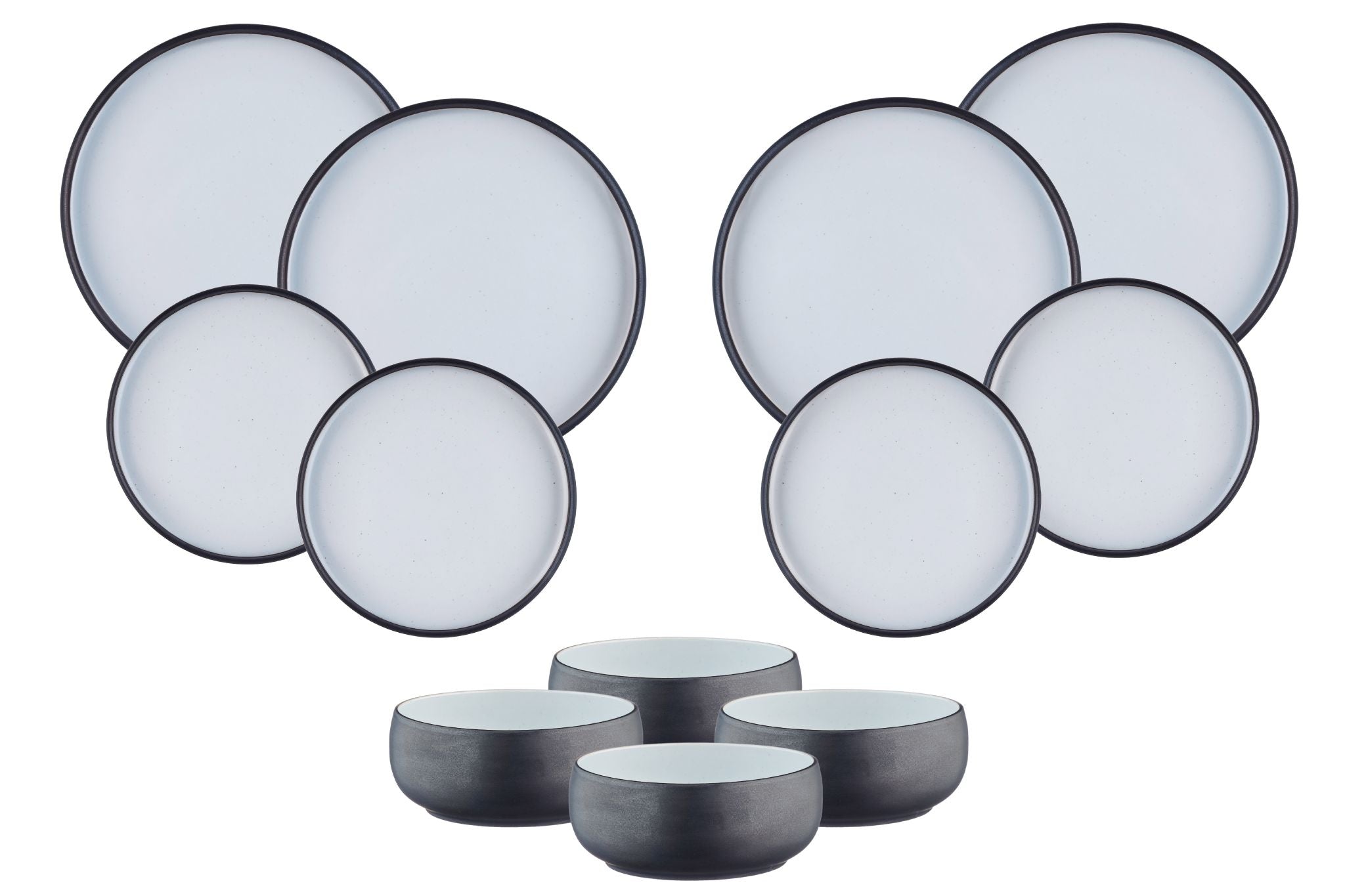 Geschirr-Set GOURMET - 12 tlg. - Onyx