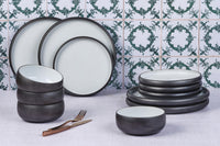 Geschirr-Set GOURMET - 12 tlg. - Onyx