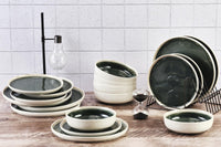 Geschirr-Set OXYGEN - 18 tlg. - Grün