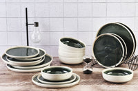 Service Les Essentiels OXYGEN - 18 pièces - Vert de gris