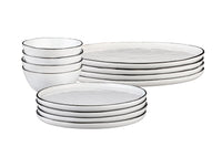 Geschirr-Set PURE - 12 tlg. - Weiss