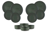 Geschirr-Set SCANDI - 12 tlg. - Oliv