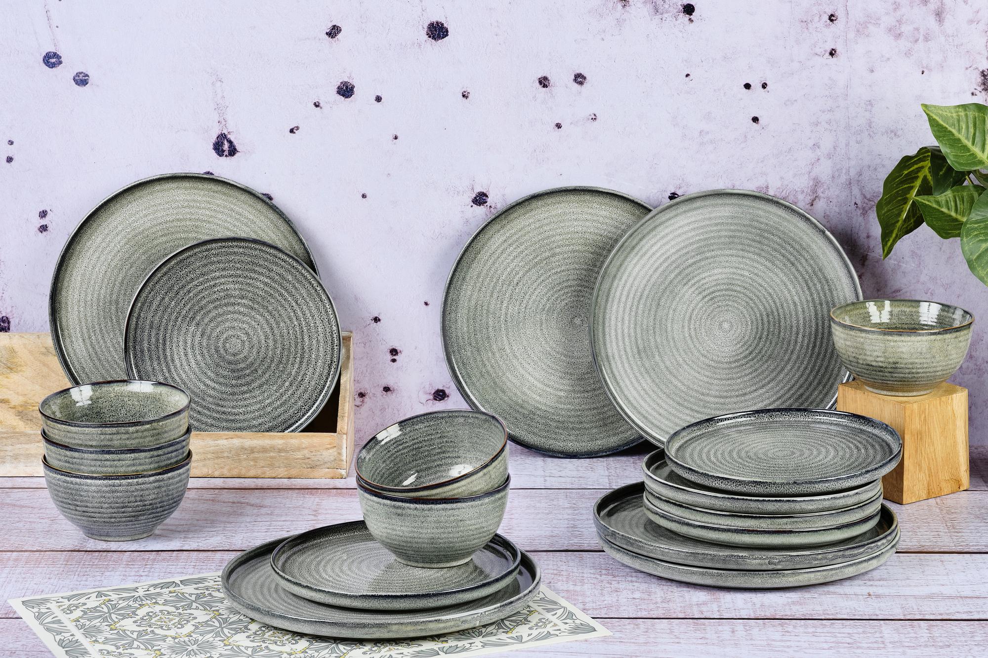 Geschirr-Set ZEN Natur - 18 tlg. - Natur