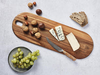 Schneidebrett aus Akazienholz ELIN - 55 x 18cm - Braun