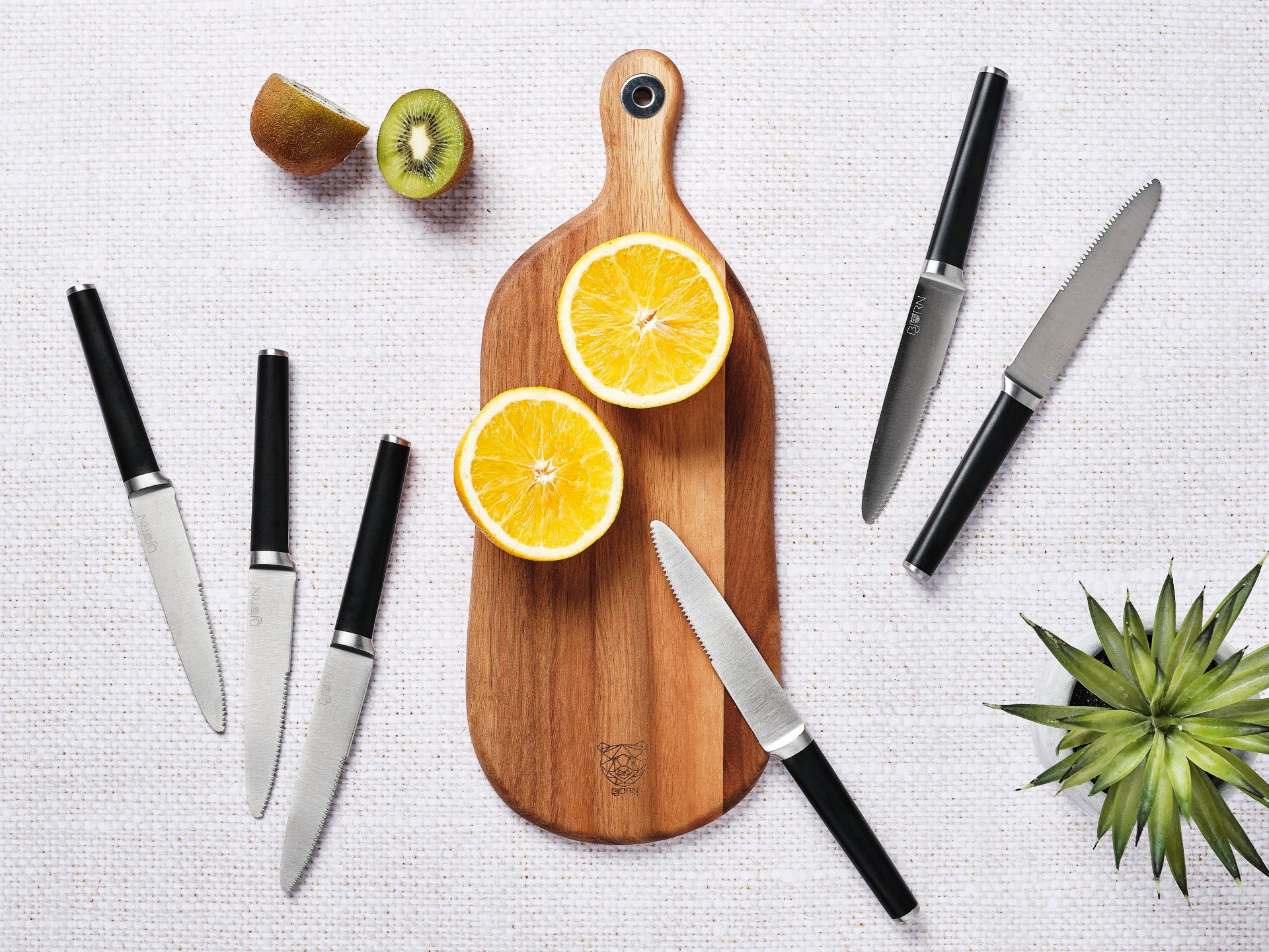 Schneidebrett aus Akazienholz FREJA - 41 x 16cm - Braun