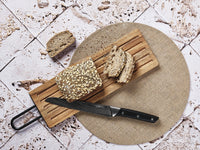 Brotbrett aus Akazienholz STINE - 39 x 13cm - Braun