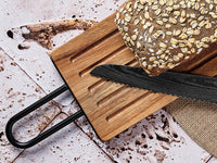 Brotbrett aus Akazienholz STINE - 39 x 13cm - Braun