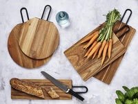 Brotbrett aus Akazienholz STINE - 39 x 13cm - Braun