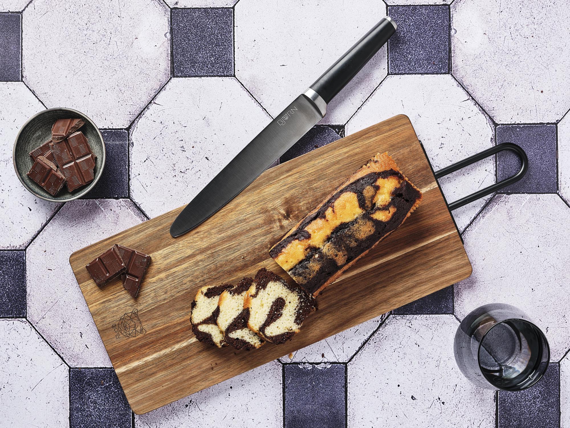 Schneidebrett aus Akazienholz STINE - 39x19cm - Braun