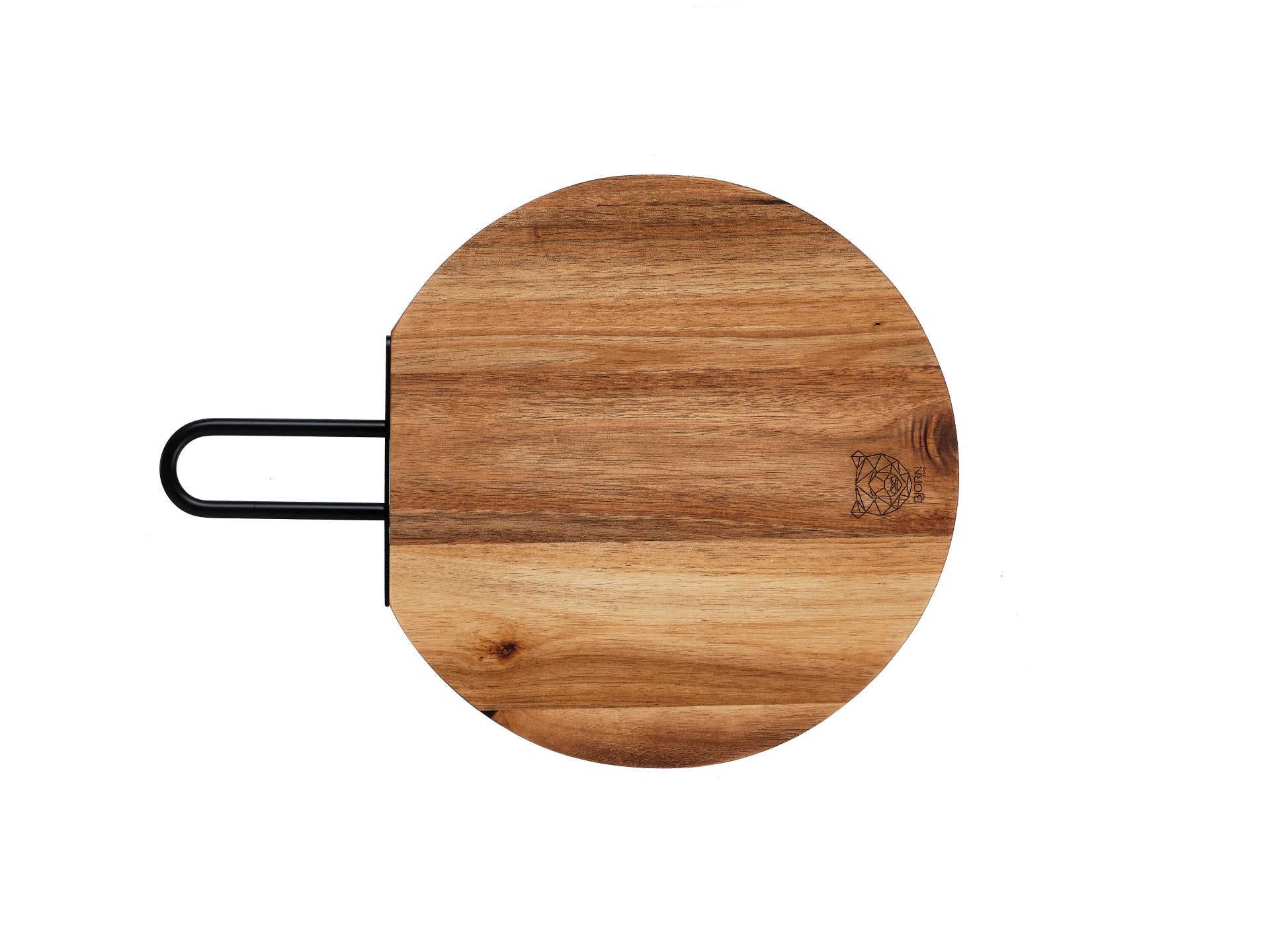 Schneidebrett aus Akazienholz STINE - Ø26cm - Braun