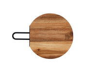 Schneidebrett aus Akazienholz STINE - Ø26cm - Braun
