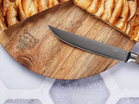 Planche à découper en bois d'acacia STINE - Ø26cm