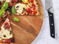 Schneidebrett aus Akazienholz STINE - Ø31cm - Braun