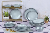 Björn Geschirr - Set CLOUD - 6 Personen 18 tlg. - Grau kaufen Bjorn Schweiz Webshop Onlineshop