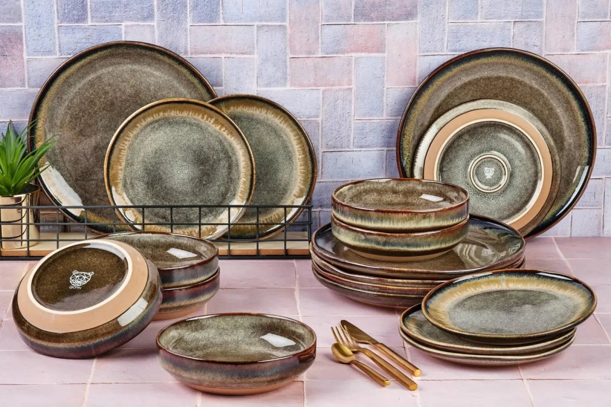 Björn Geschirr - Set GENESIS - 18 tlg. - Basalt kaufen Bjorn Schweiz Webshop Onlineshop