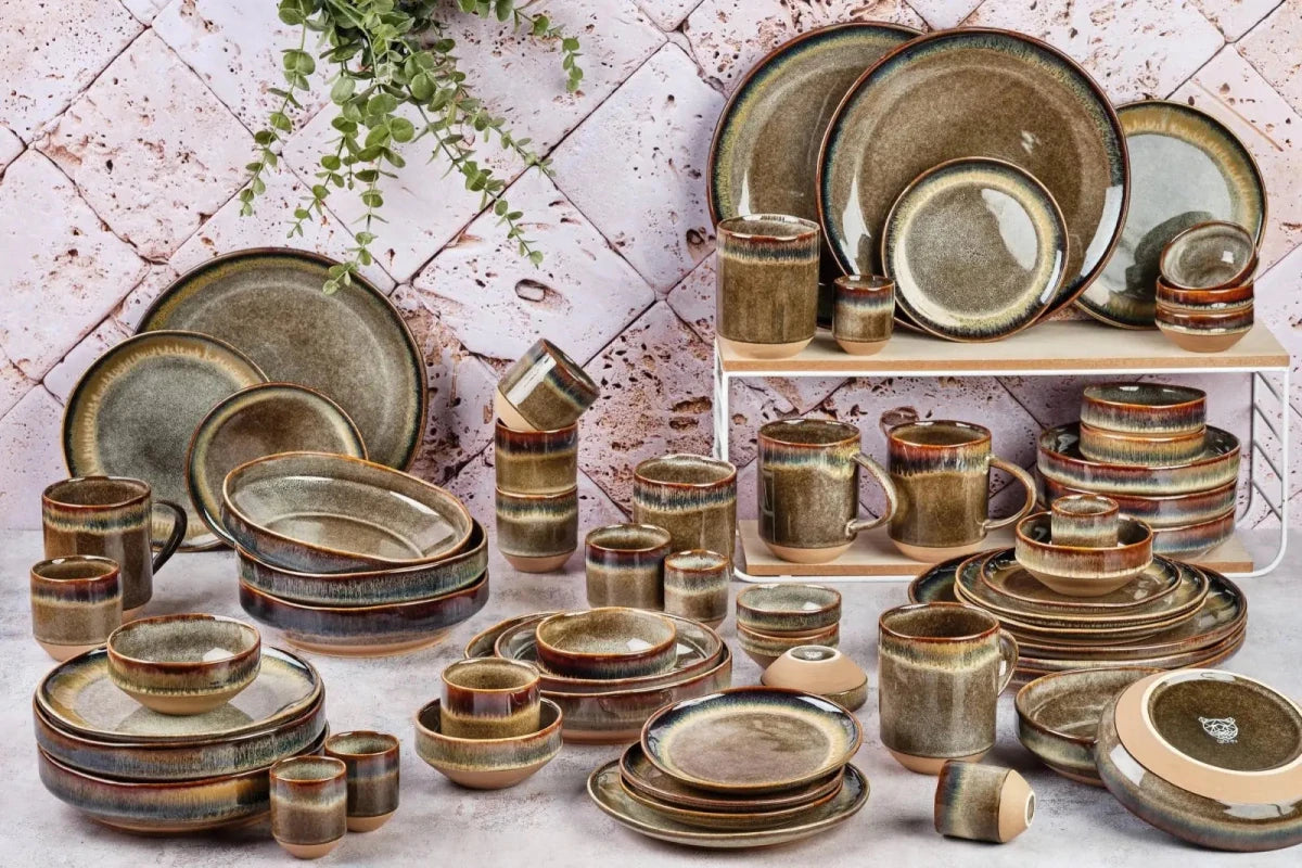 Björn Geschirr - Set GENESIS - 60 tlg. - Basalt kaufen Bjorn Schweiz Webshop Onlineshop