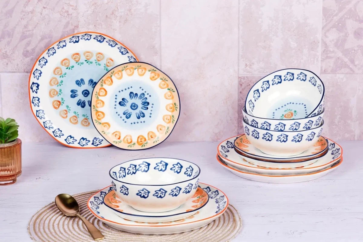 Björn Geschirr - Set Napoli - 12 tlg. - Citrus kaufen Bjorn Schweiz Webshop Onlineshop