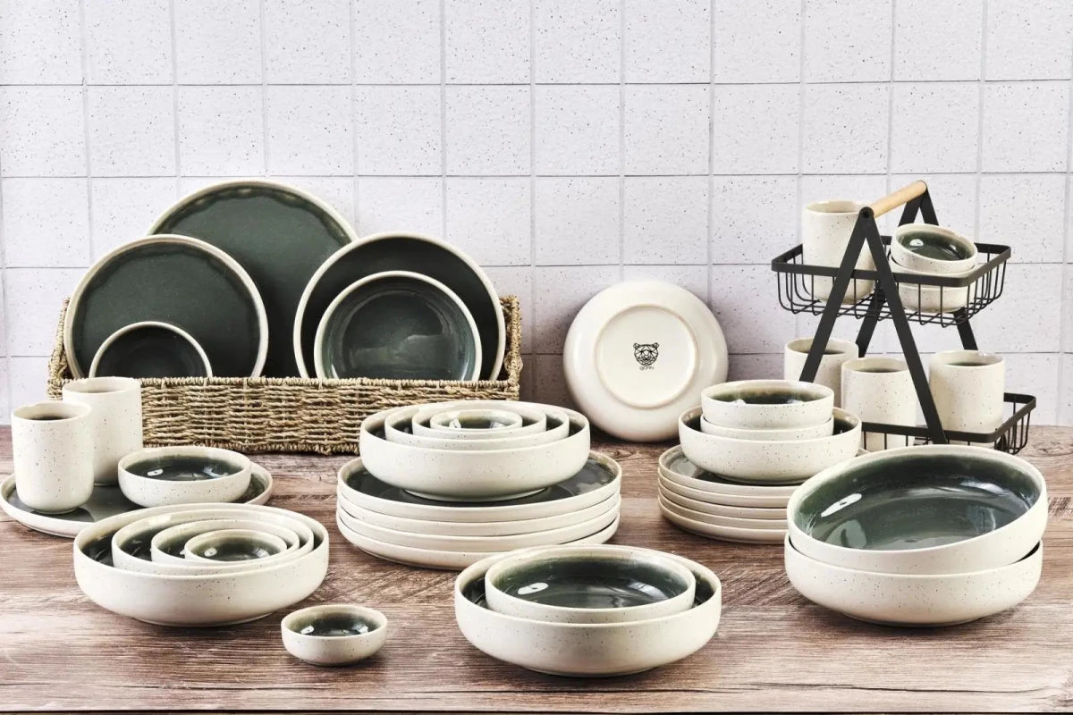 Björn Geschirr - Set OXYGEN - 42 tlg. - Grün kaufen Bjorn Schweiz Webshop Onlineshop