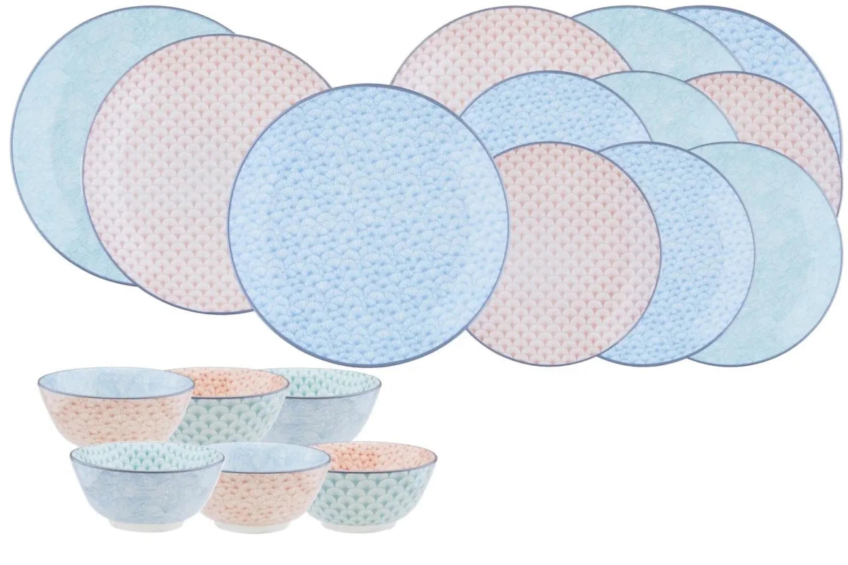 Björn Geschirr - Set PATTERN - 18 tlg. - Pastel kaufen Bjorn Schweiz Webshop Onlineshop