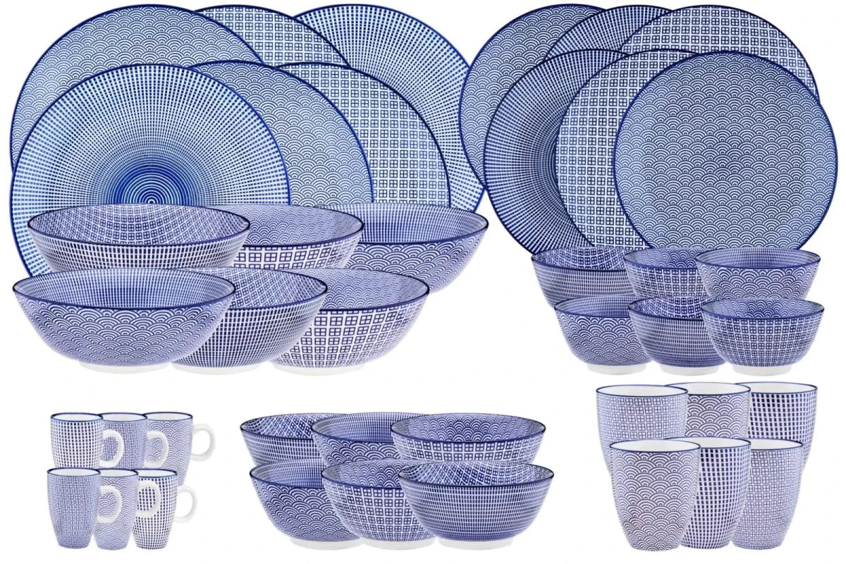 Björn Geschirr - Set PATTERN - 42 tlg. - Dunkelblau kaufen Bjorn Schweiz Webshop Onlineshop