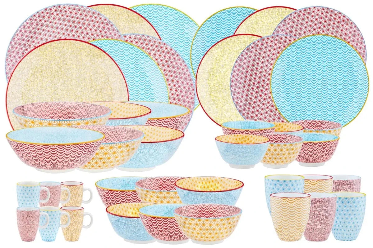 Björn Geschirr - Set PATTERN - 42 tlg. - Farbig kaufen Bjorn Schweiz Webshop Onlineshop